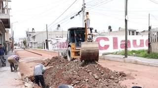 Continuamos con los avances en los trabajos de concreto hidraulico