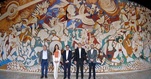 Declaran patrimonio cultural al mural ‘De Dioses a Animales de