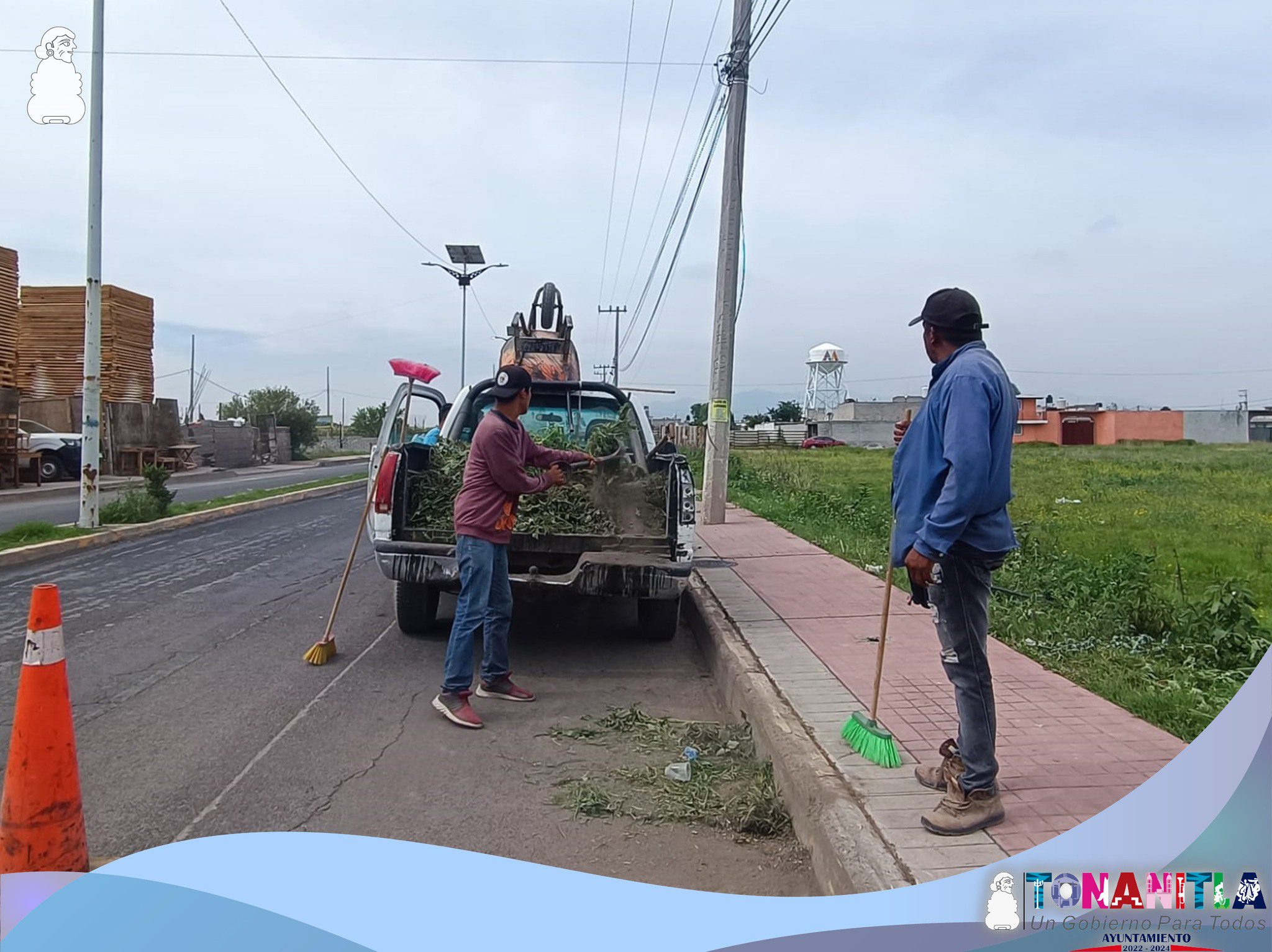 El dia de hoy sobre la Avenida Juarez de la