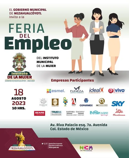 Empleo ¿estas En Busca De Trabajo Entonces No Te Pierdas La Feria Del Emple Estado De México