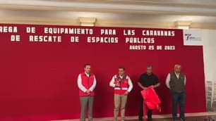 EnVivo entrega de equipamiento para las Caravanas de Rescate de