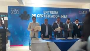 Entrega de certificados INEA