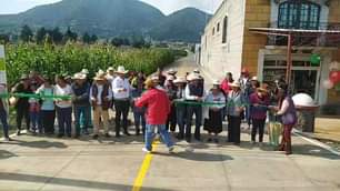 Entrega de obra Pavimentacion con Concreto Hidraulico en calle 3