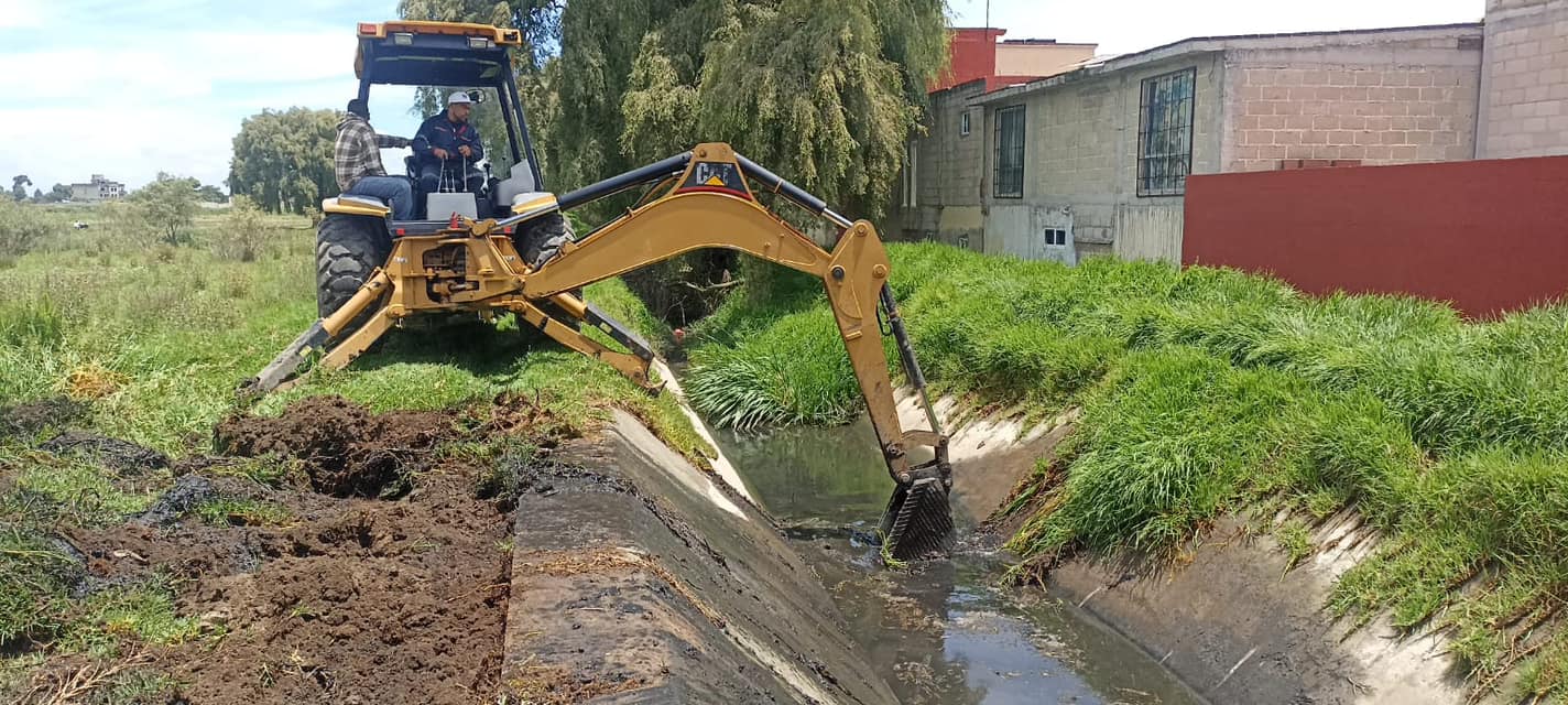 Estamos trabajando en el canal de agua residual de la