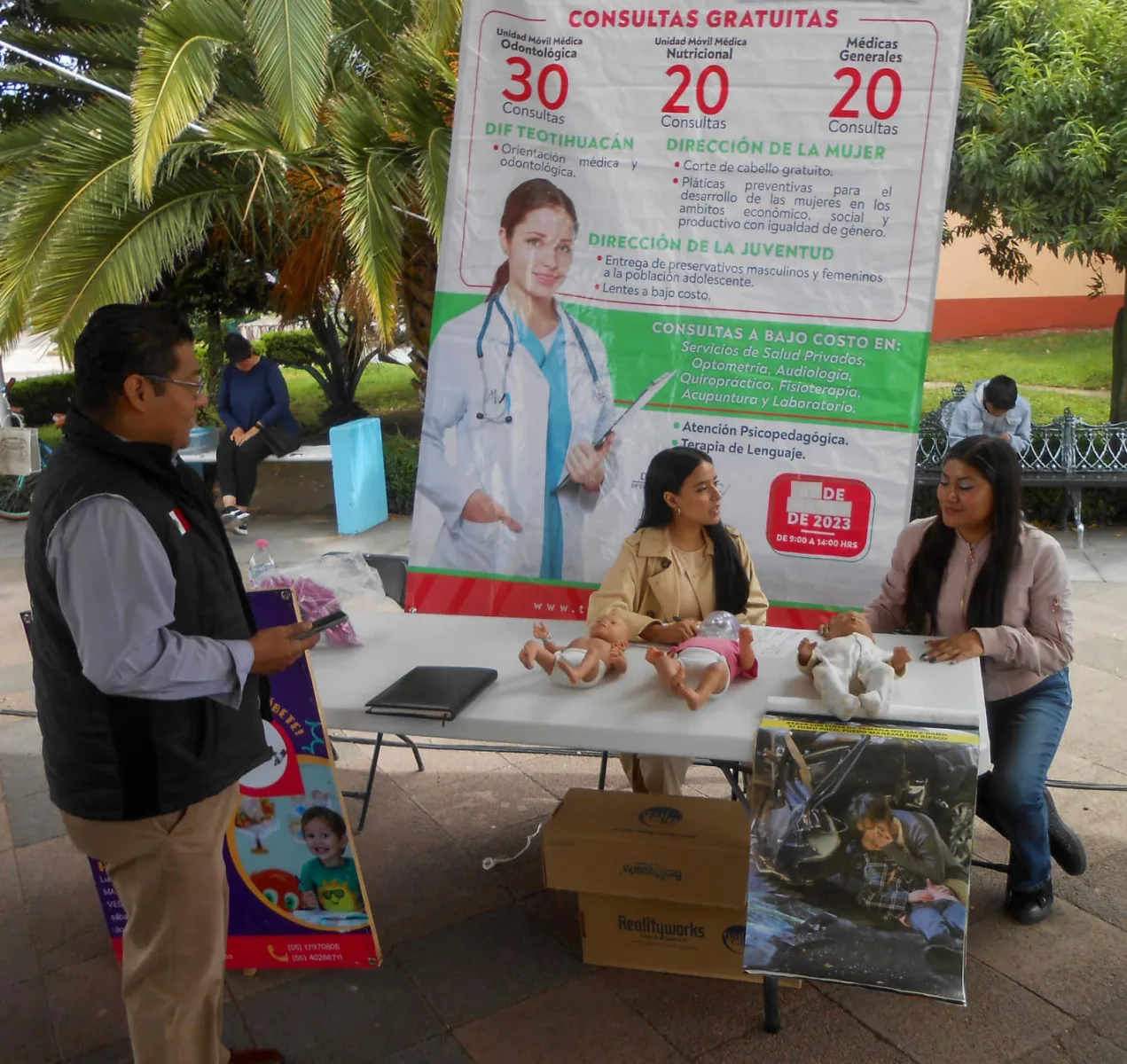 Este dia se realizo la Cuarta Feria de la Salud