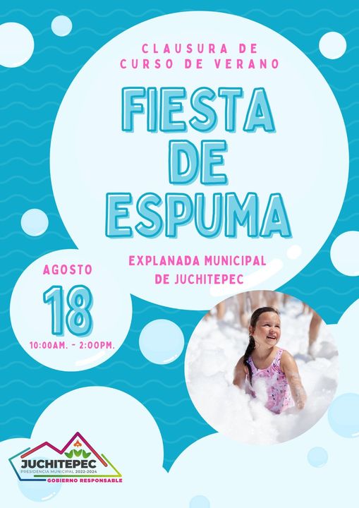 FiestadeEspuma ¡Agenda este viernes para pura diversion ¿Ninas y