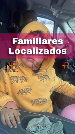 Fueron localizados los familiares de este pequeno encontrado en Atlatlahuca