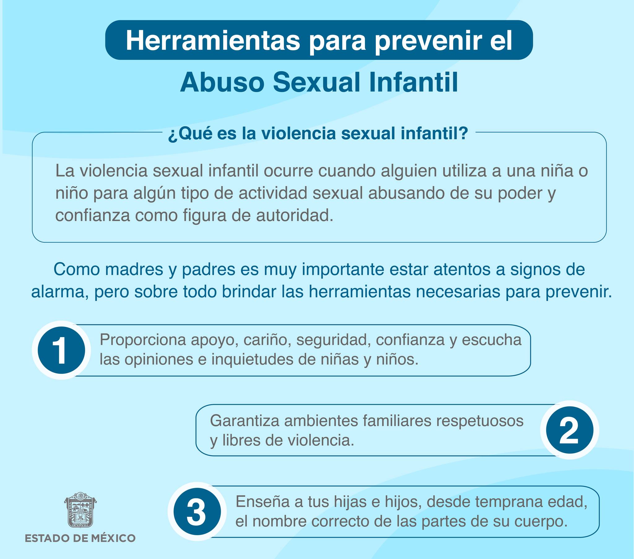 I VIOLENCIA INFANTIL Compartimos esta informacion para el conocimiento de