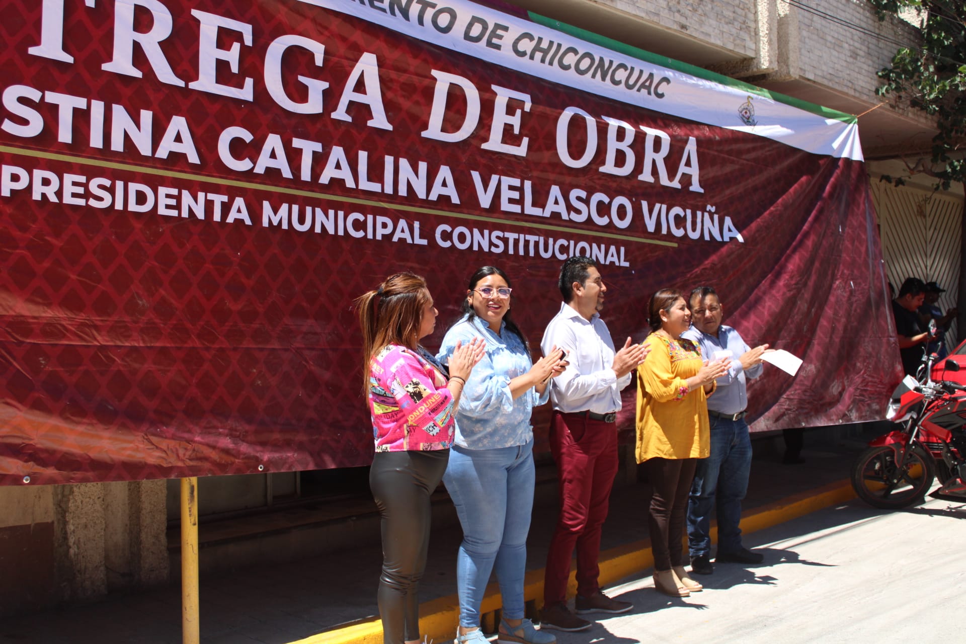 Inauguracion de Obra El Gobierno Municipal de Chiconcuac que