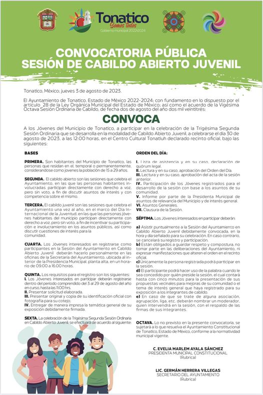 La convocatoria sigue abierta ¿ya te inscribiste CabildoAbiertoJuvenil