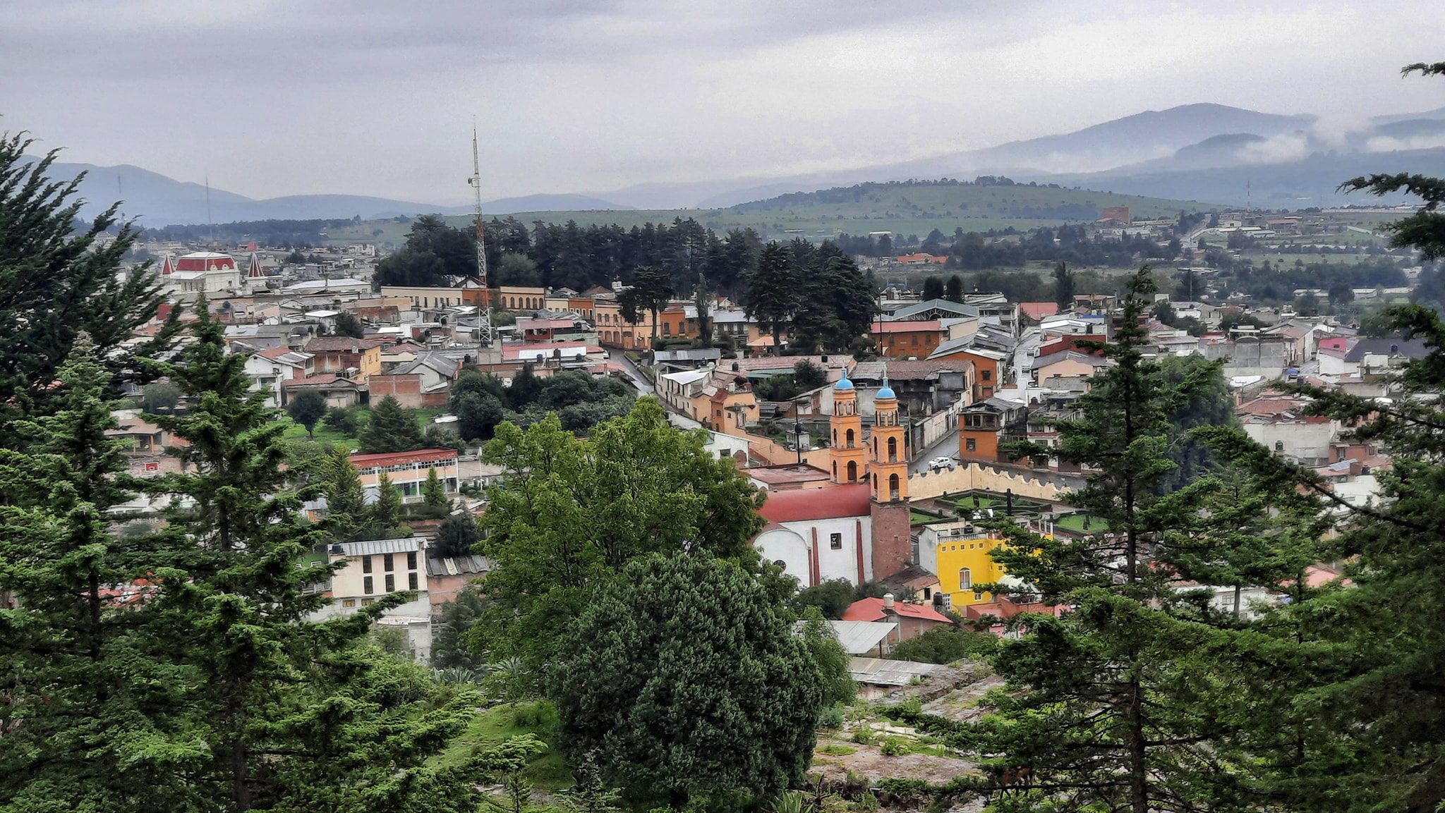 Manana lluviosa desde El Oro Pueblo Magico