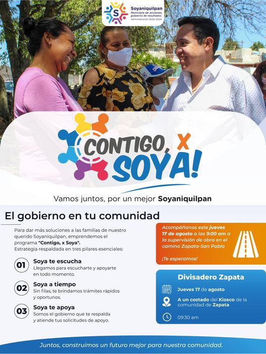 Mas unidos que nunca hoy ¡Vamos ContigoXSoya Llevamos la atencion