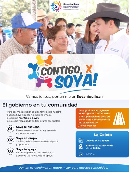 Mas unidos que nunca hoy ¡Vamos ContigoXSoya