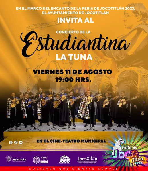 No se pierdan el Concierto de la Estudiantina La Tuna