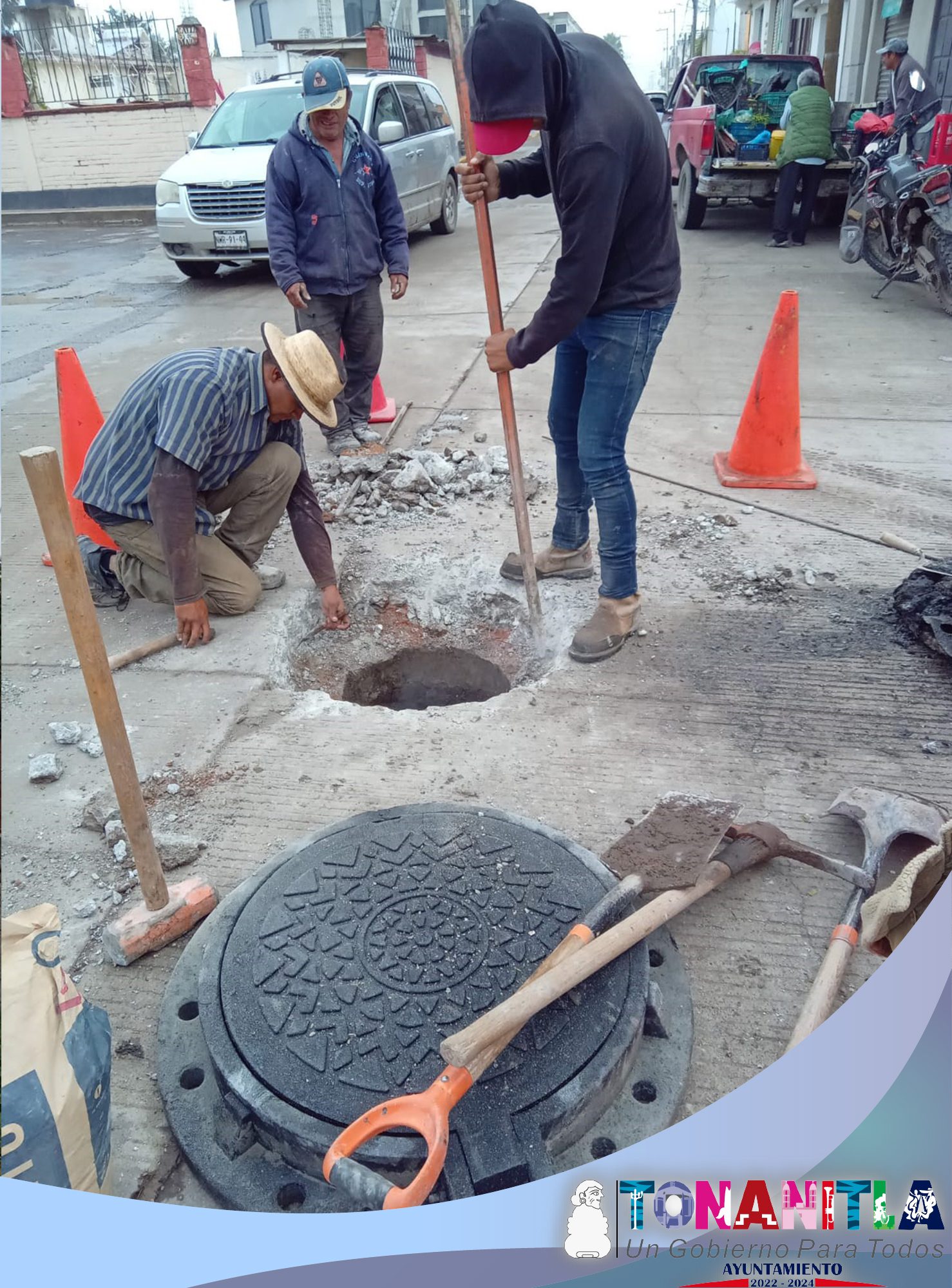 Nuestros companeros de la direccion de Agua potable y Alcantarillado