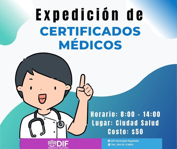 PasaLaVoz ¡Si necesitas certificadomedico para las inscripciones escolare