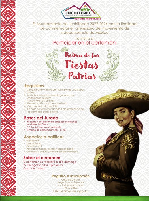 ReinaFiestasPatrias ¡Se la Reina de nuestras Fiestas Patrias El