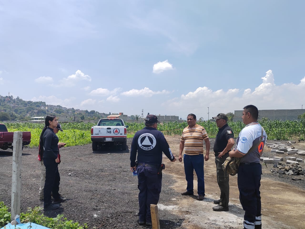 Se hace el recorrido con Proteccion Civil Municipal y Estatal