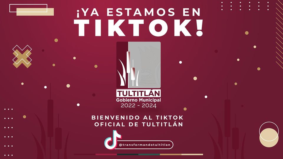 SeguimosTransformandoTultitlan ¡Ya estamos en Tiktok Sumate a la comunidad T