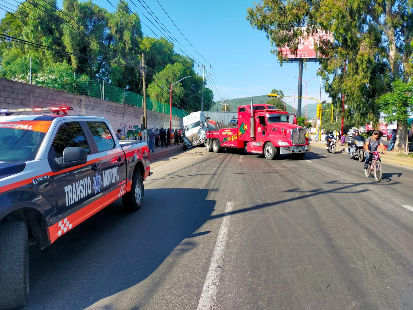 TRANSITO Derivado de un accidente por parte de un