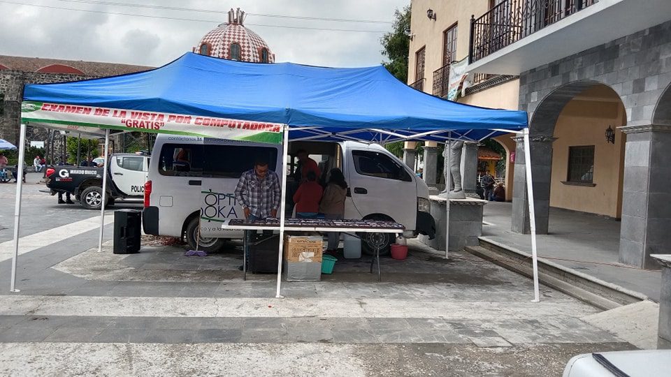 Ya se encuentra aqui en la explanada municipal la jornada