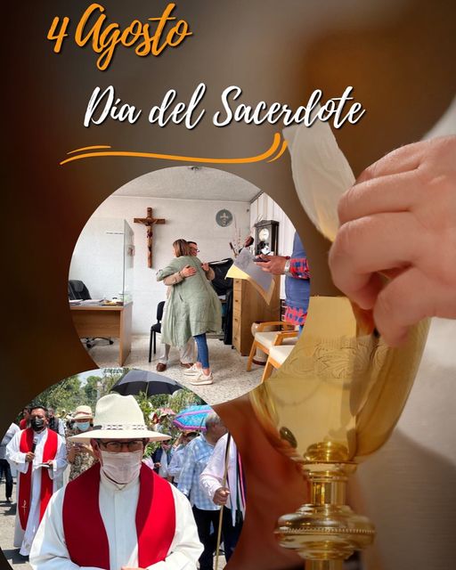 ¡ Feliz dia del Sacerdote Felicidades Parroco Marco Antonio