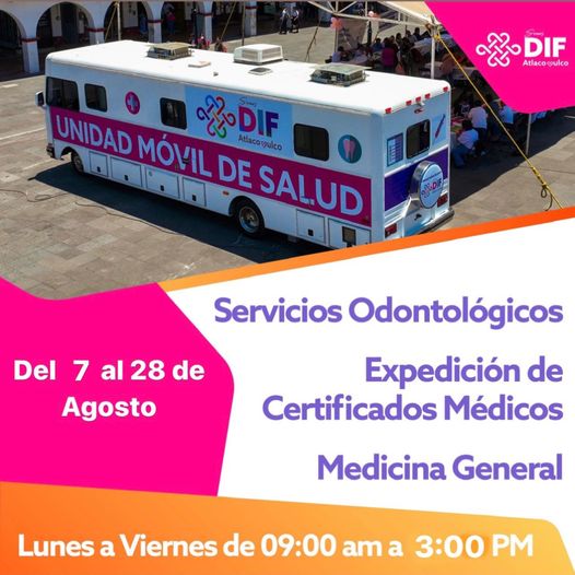 ¡Acude a la Unidad Movil de Salud Estara ubicada en