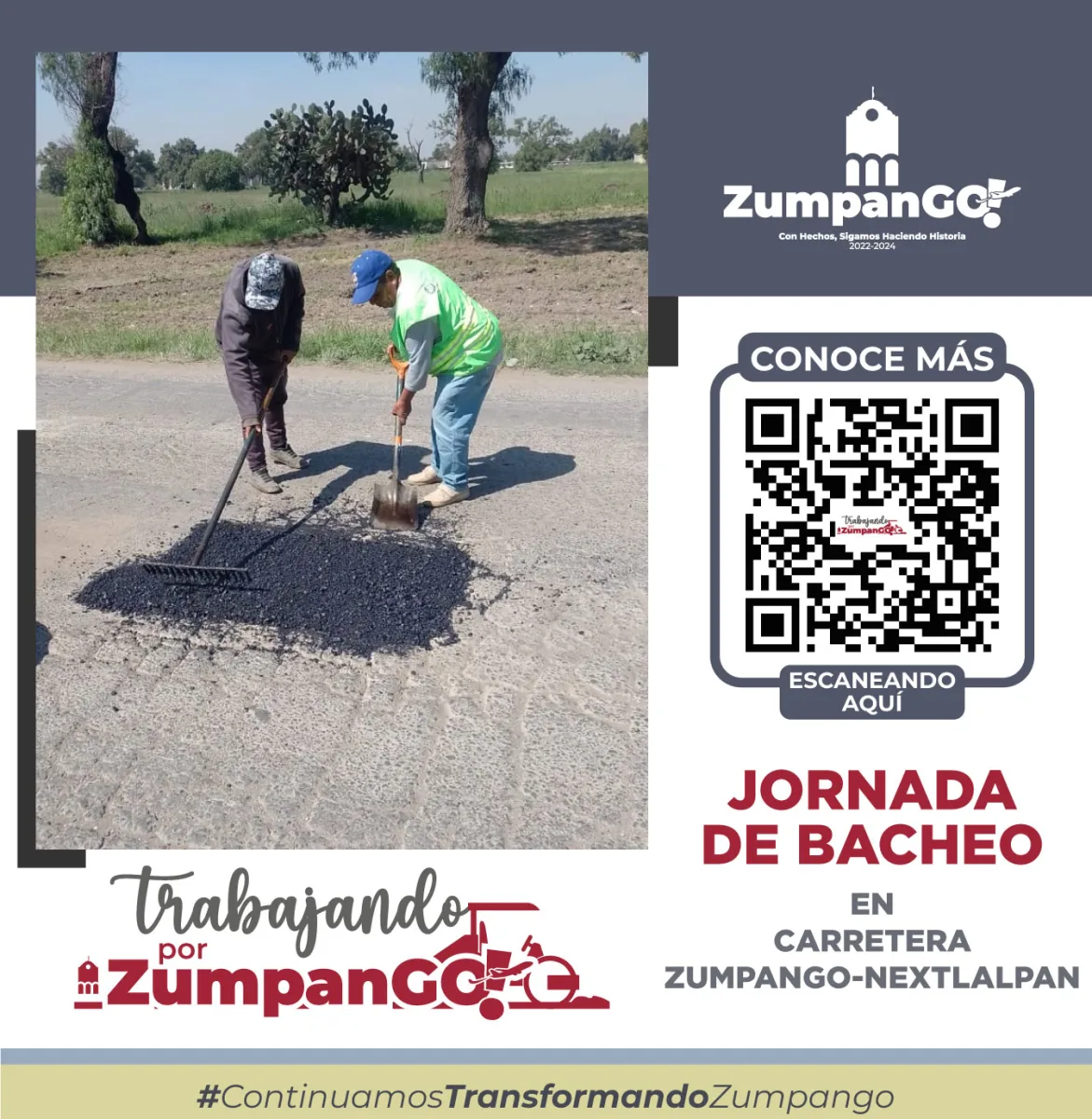 ¡Atencion ciudadanos de Zumpango La direccion de Servicios Publicos ha