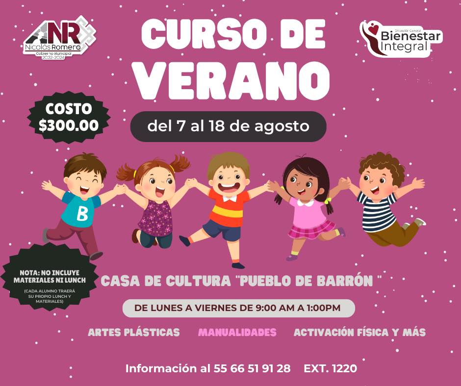 ¡Atencion papas y mamas El verano ha llegado y con