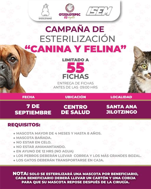 ¡Cuidalos y esterilizalos Proseguimos con las campanas de esterilizacion Canina