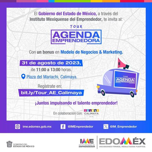 ¡Despierta tu espiritu emprendedor en el Tour AgendaEmprendedora Te invitamo