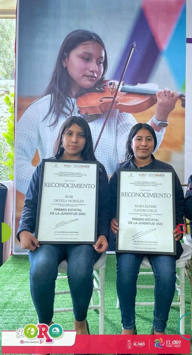 ¡Felicidades a Rubi Ortega Morales y Mara Eunice Castro Cruz