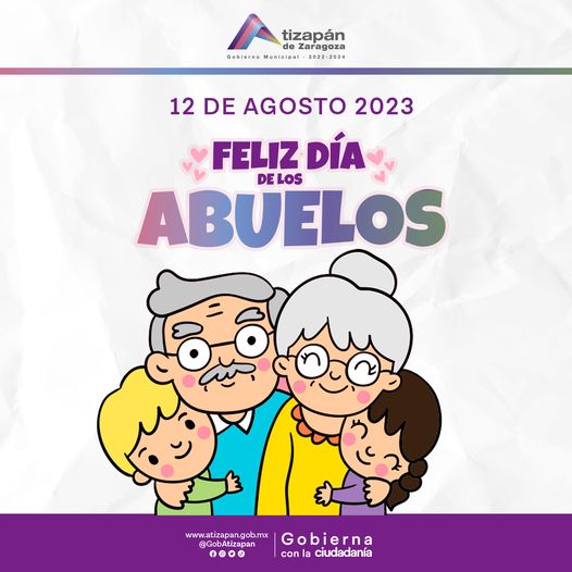 ¡Feliz dia de los abuelos Hoy 28 de agosto celebramos