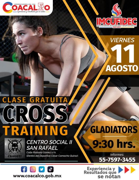 ¡Hagamos deporte Nos vemos manana en la clase gratuita de