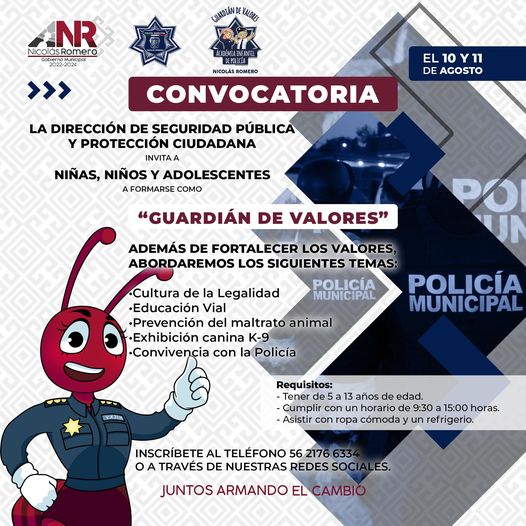 ¡Invitacion de Verano 2023 La Direccion de Seguridad Publica y