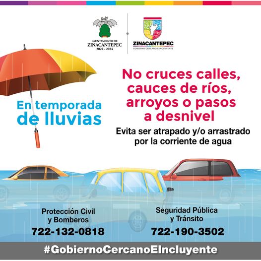 ¡Juntos podemos prevenir inundaciones en temporada de lluvias! #GobiernoCercano