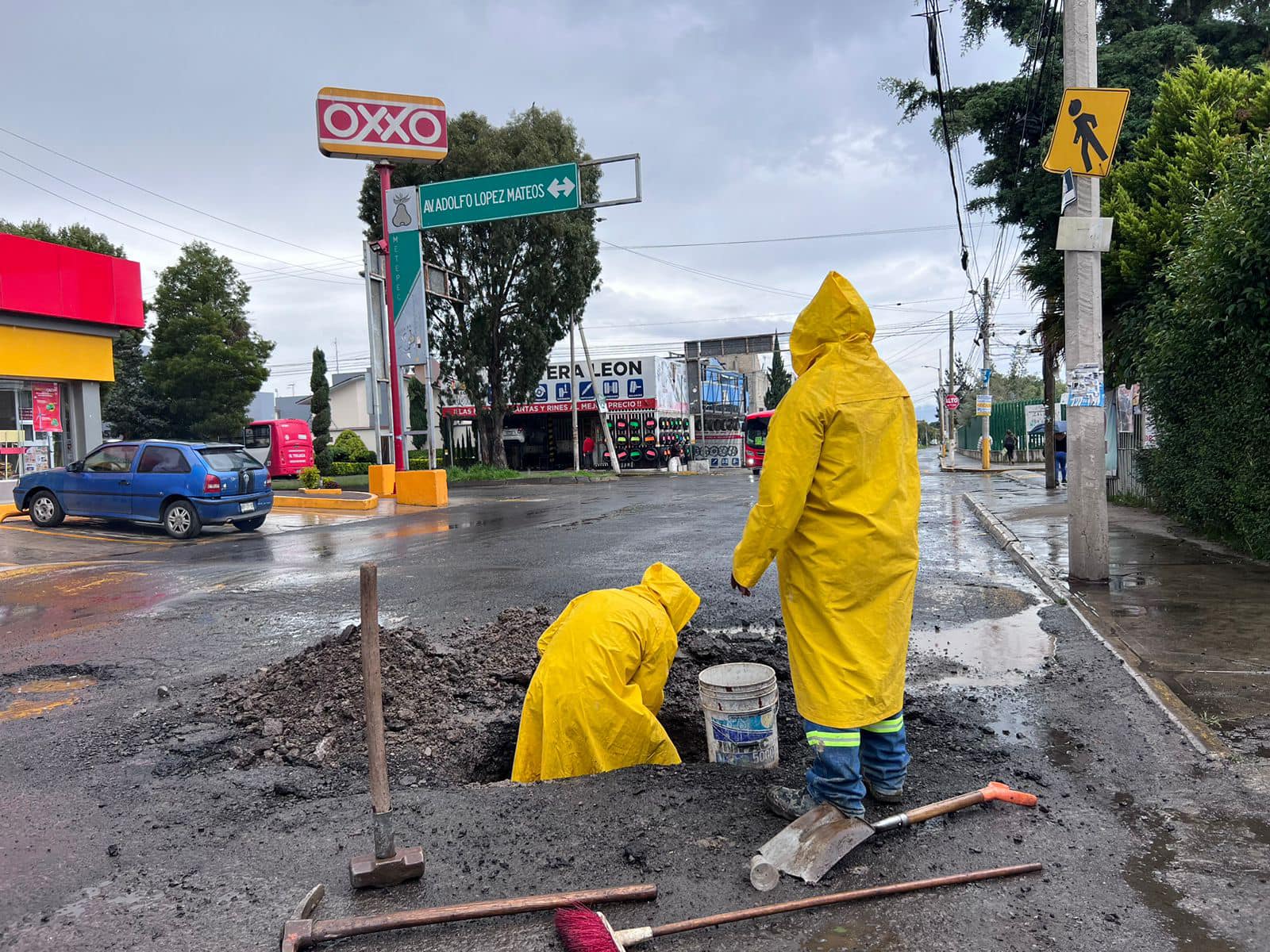 ¡Ni la lluvia los detiene