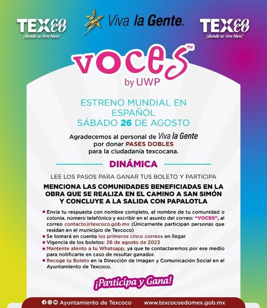 ¡No te lo pierdas Participa en la dinamica y gana