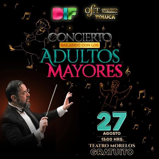 ¡Nuestro concierto Bailando con los Adultos Mayores es HOY El