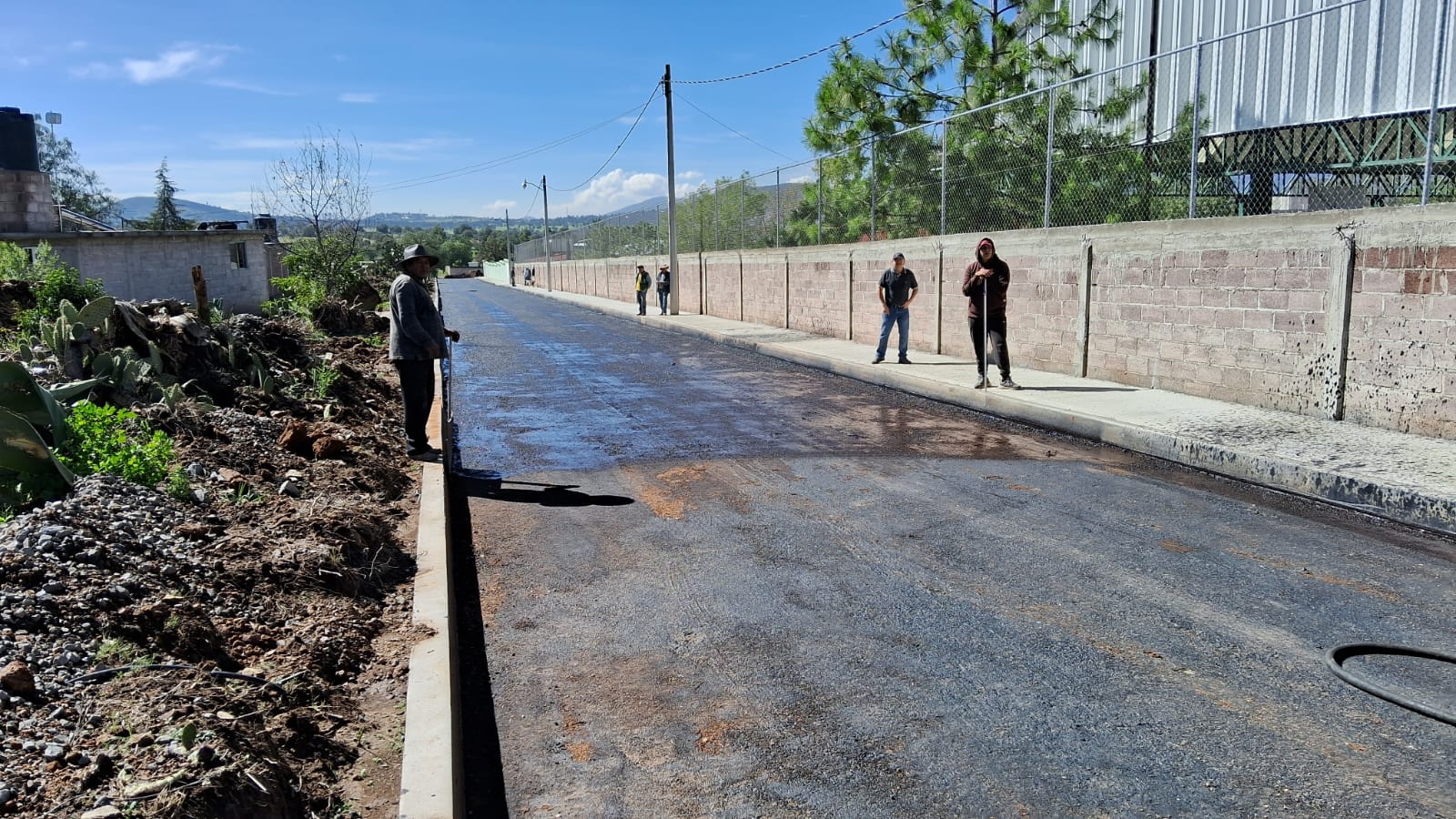 ¡Obra Publica para la comunidad de San Felipe Teotitlan Por