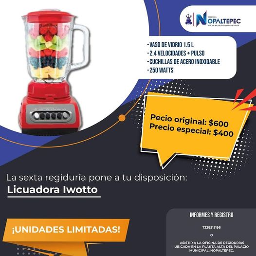 ¡Oferta imperdible La Sexta Regiduria tiene una increible promocion para