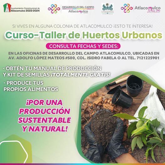 ¡Participa en el Curso Taller de Huertos Urbanos Consulta