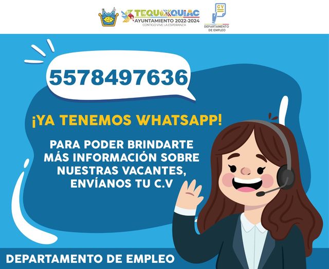 ¡Recuerda que en el Departamento de Empleo ya contamos con