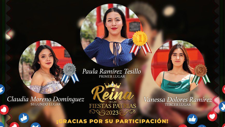 ¡Resultados Oficiales para Reina de las Fiestas Patrias de ZumpanGO