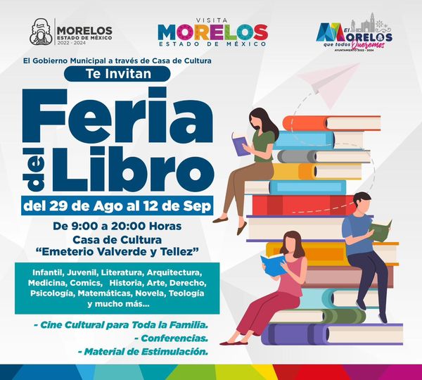 ¡Todo listo para dar inicio a la Feria del Libro