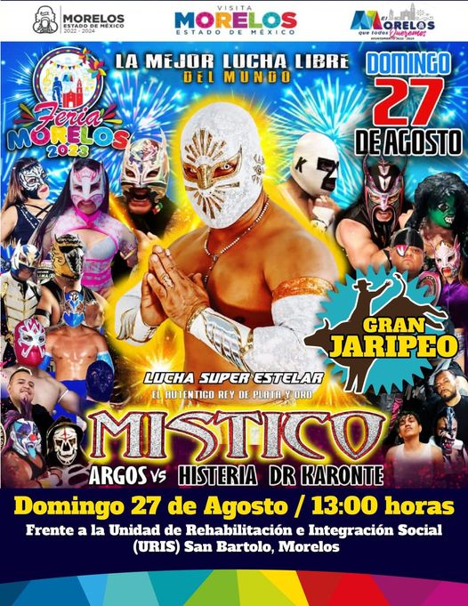 ¡Todo listo para la gran funcion de lucha libre el