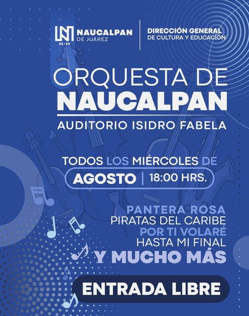 ¡Vecinos de Naucalpan ¡La magia de la musica nos une