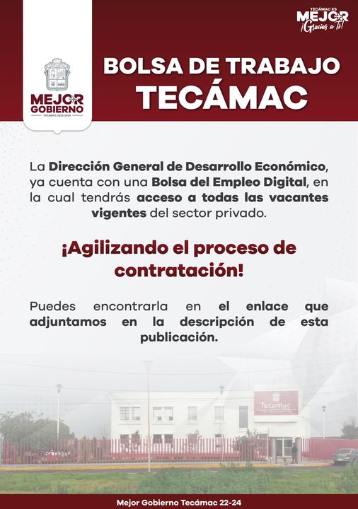 ¡Ya puedes buscar trabajo en linea En Tecamac ya contamos