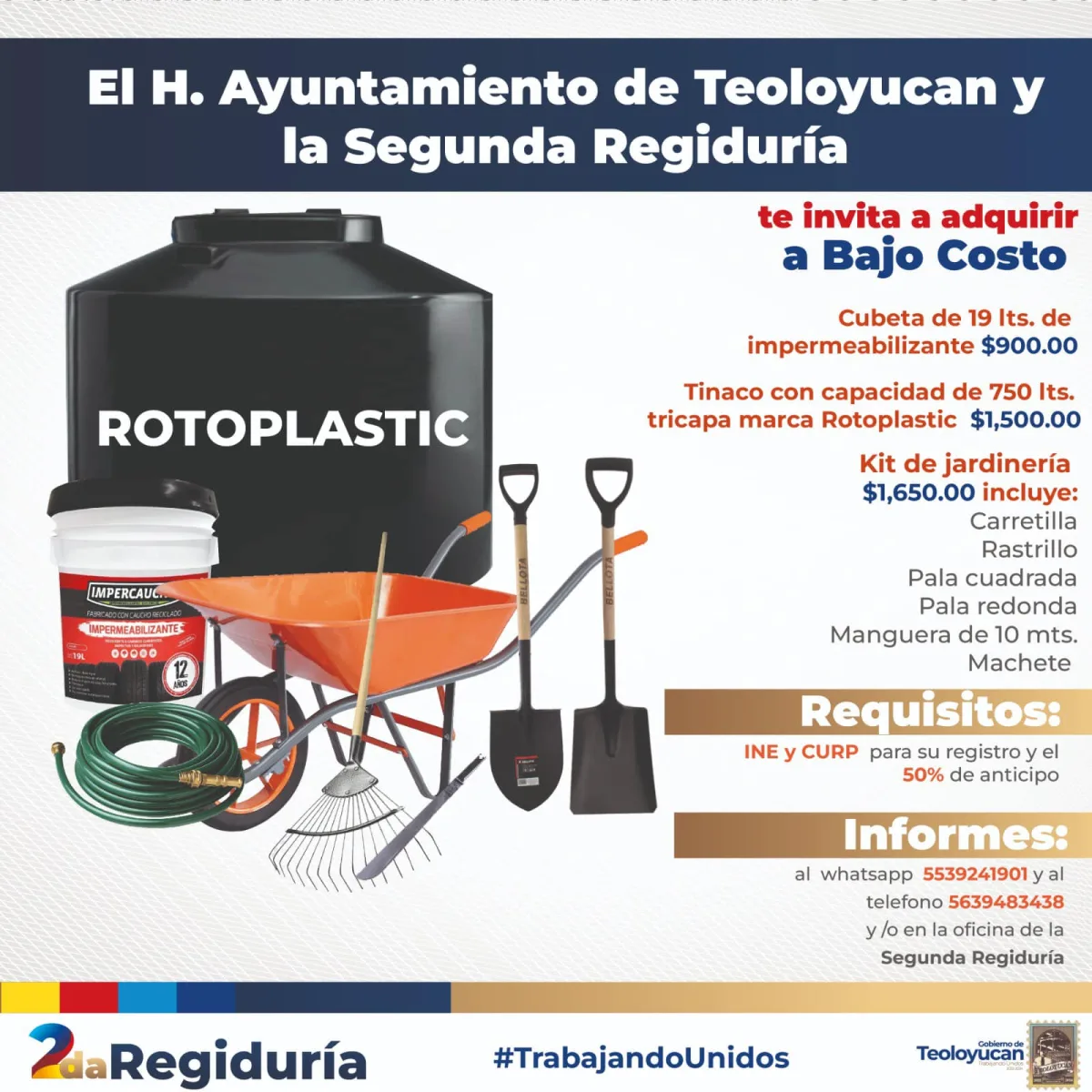 ¡¡Adquiere productos a bajo costo El H Ayuntamiento de Teoloyucan