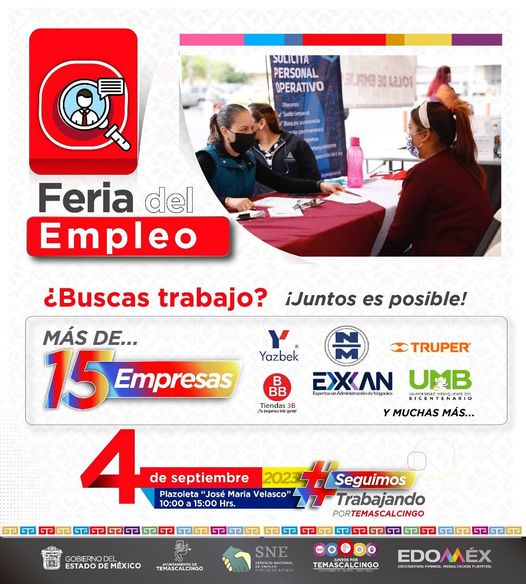 ¿Buscas empleo ¡Esta es tu oportunidad Te esperamos en la